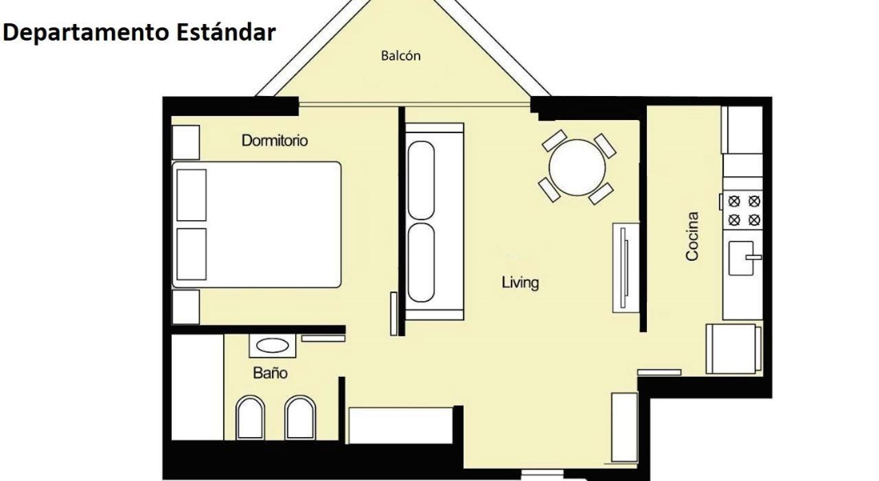 Apartamento Torre Alberti Mar del Plata